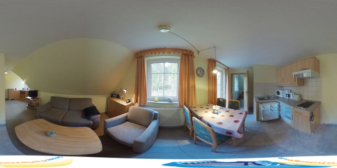 Ferienwohnung in Sellin - Haus Granitzblick - Plötz - 360 Grad Bild 1