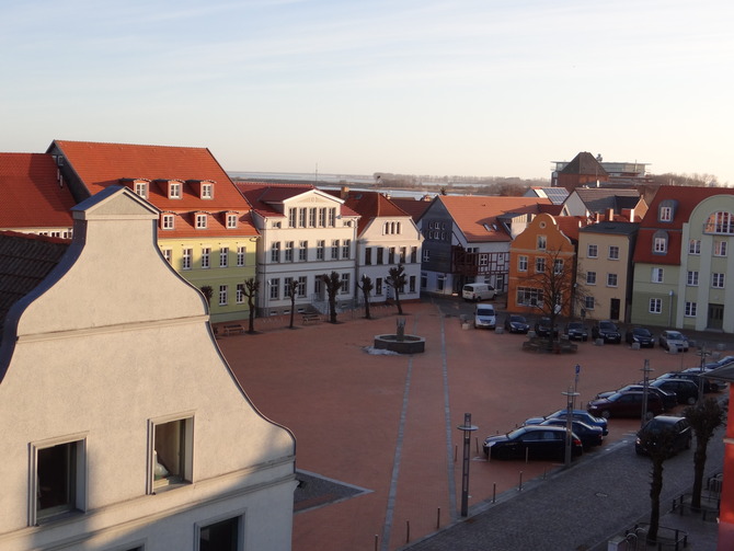 Ferienwohnung in Barth - Darssblick - Blick aus dem Schlafzimmer