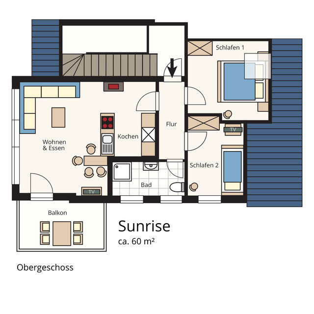 Ferienwohnung in Gr&ouml;mitz - Sunrise - Bild 25