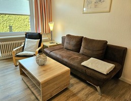 "Wohnung 1 - G. Pape" mit 2 Terrassen, kostenloses WLAN, Longstay Rabatt, Nähe Dünenpark