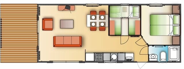 Ferienhaus in Schwedeneck - Haus 3 - Bild 9