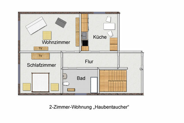 Ferienwohnung in Wendtorf - Whg. Haubentaucher - Haus Nordlichter - Bild 8