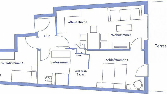 Ferienwohnung in Gr&ouml;mitz - ZUR SEEBR&Uuml;CKE | Wellness-Appartement | APPARTO Gr&ouml;mitz - Bild 3