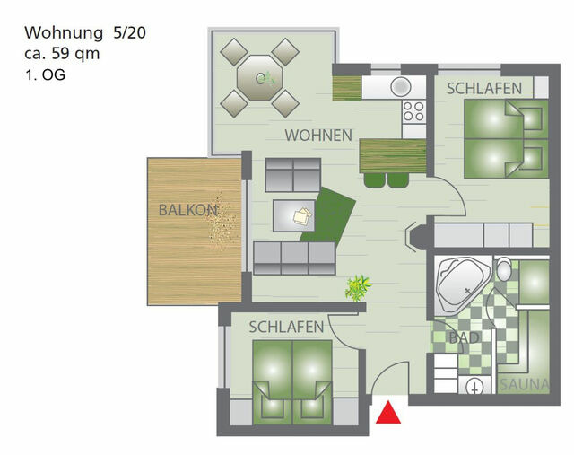 Ferienwohnung in Großenbrode - Möwennest 5 - Großenbrode - Bild 19