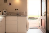 Ferienwohnung in Cismar - Ferienwohnung Oetken - Ausgang zum Hofplatz