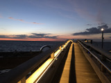 Ferienhaus in Göhl - Ostseetraum - Seebrücke Heiligenhafen bei Nacht