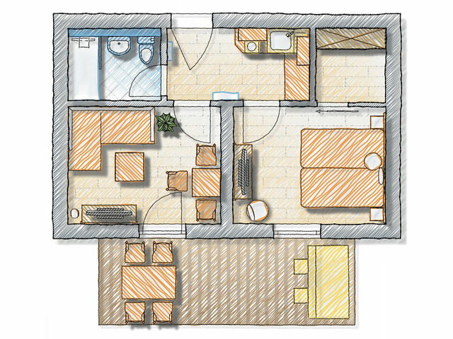 Ferienwohnung in Dierhagen - Ferienwohnung Kleine Auszeit - Bild 15