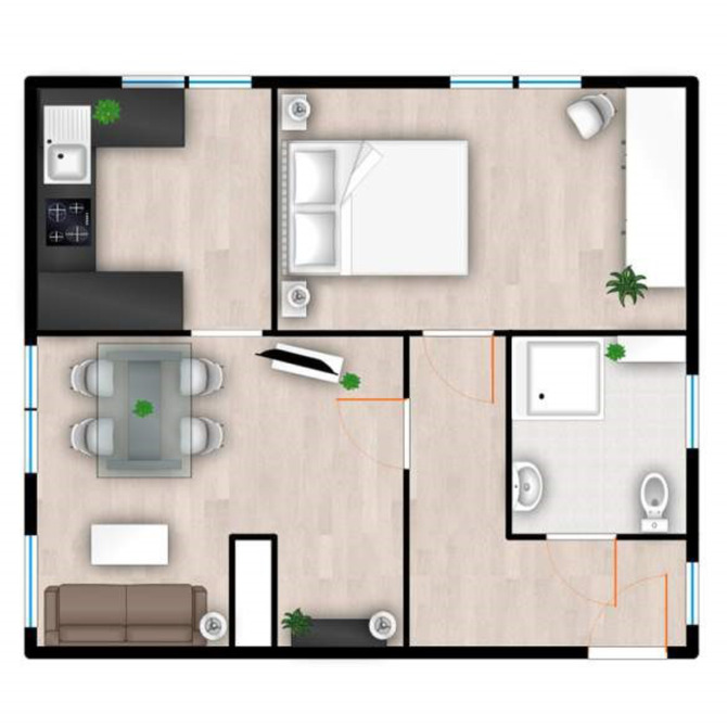 Ferienwohnung in Haffkrug - Strandkajüte - Bild 10