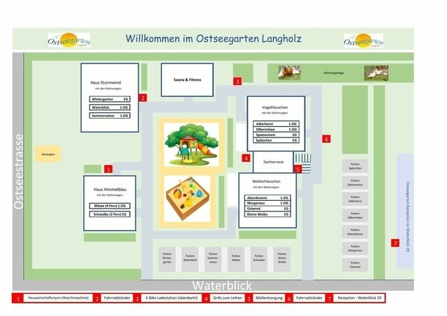 Ferienwohnung in Waabs - Ostseegarten Langholz - Ferienwohnung Kleine Wolke (bis 2 Pers) - Bild 18