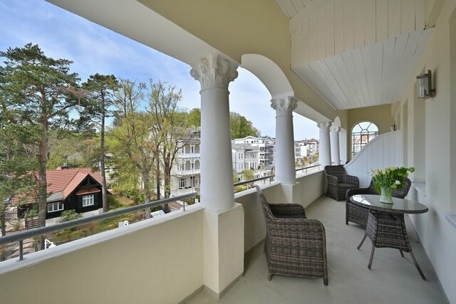 Ferienwohnung in Sellin - Ferienwohnung 9 in Sellin auf R&uuml;gen Villa Celia 6 Pers. WLAN, Sauna 200 m vom Strand entfernt - Bild 10