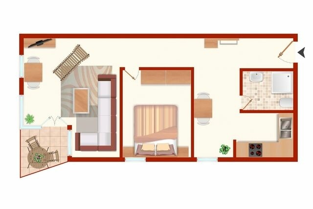 Ferienwohnung in Laboe - Haus Windjammer Christian Radich - Bild 14