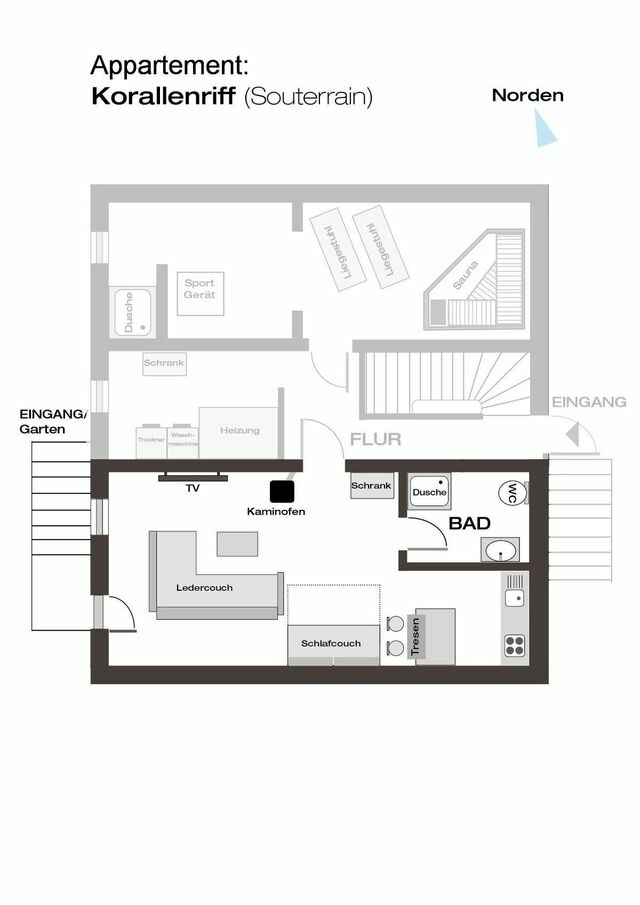 Ferienwohnung in Fehmarn OT Puttgarden - Kampenweg 8 Korallenriff - Bild 14