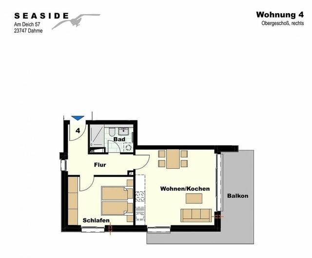 Ferienwohnung in Dahme - Düne und Meer Wasserlilie - Bild 16