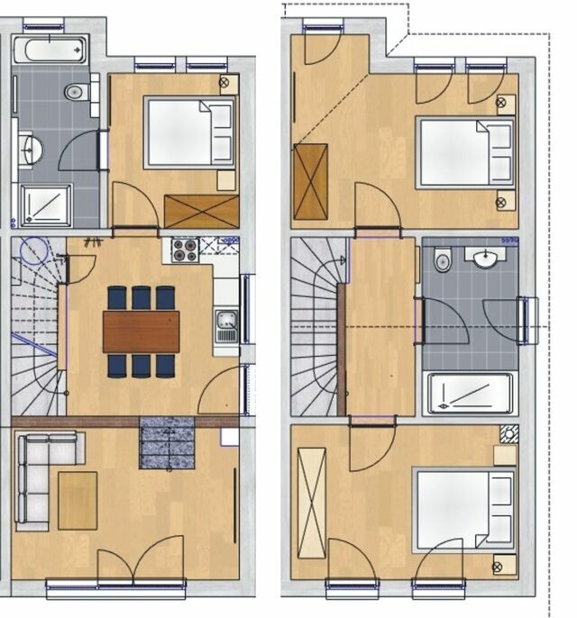 Ferienhaus in Ahlbeck - (Brise) Ferienhaus Alte D&uuml;ne App. 18A - Bild 17