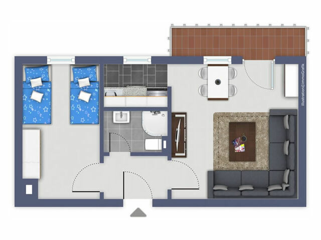 Ferienwohnung in Dahme - Zur sch&ouml;nen Aussicht - FW 10 - Bild 14