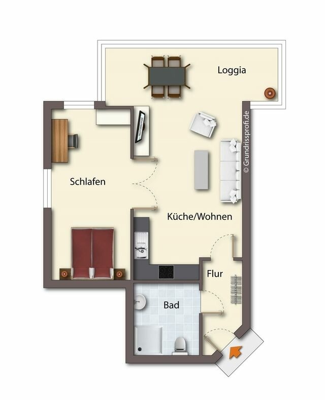 Ferienwohnung in Seebad Heringsdorf - (Brise) Villa To Hus App. 05 - Bild 13
