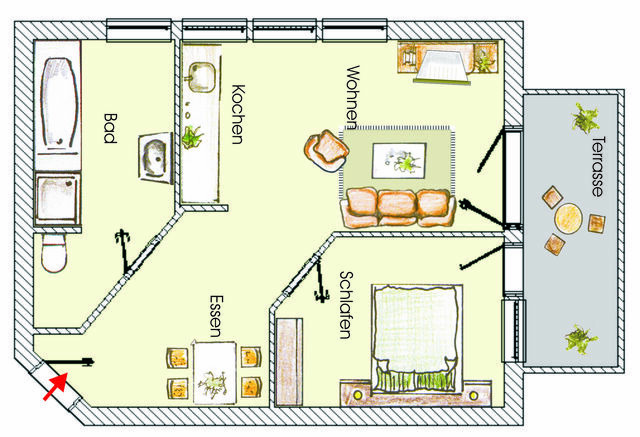 Ferienwohnung in Seebad Heringsdorf - (Brise) Neubauvilla Elbflorenz App. 05 - Bild 8